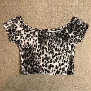 Full Tilt - Leopard Crop Top